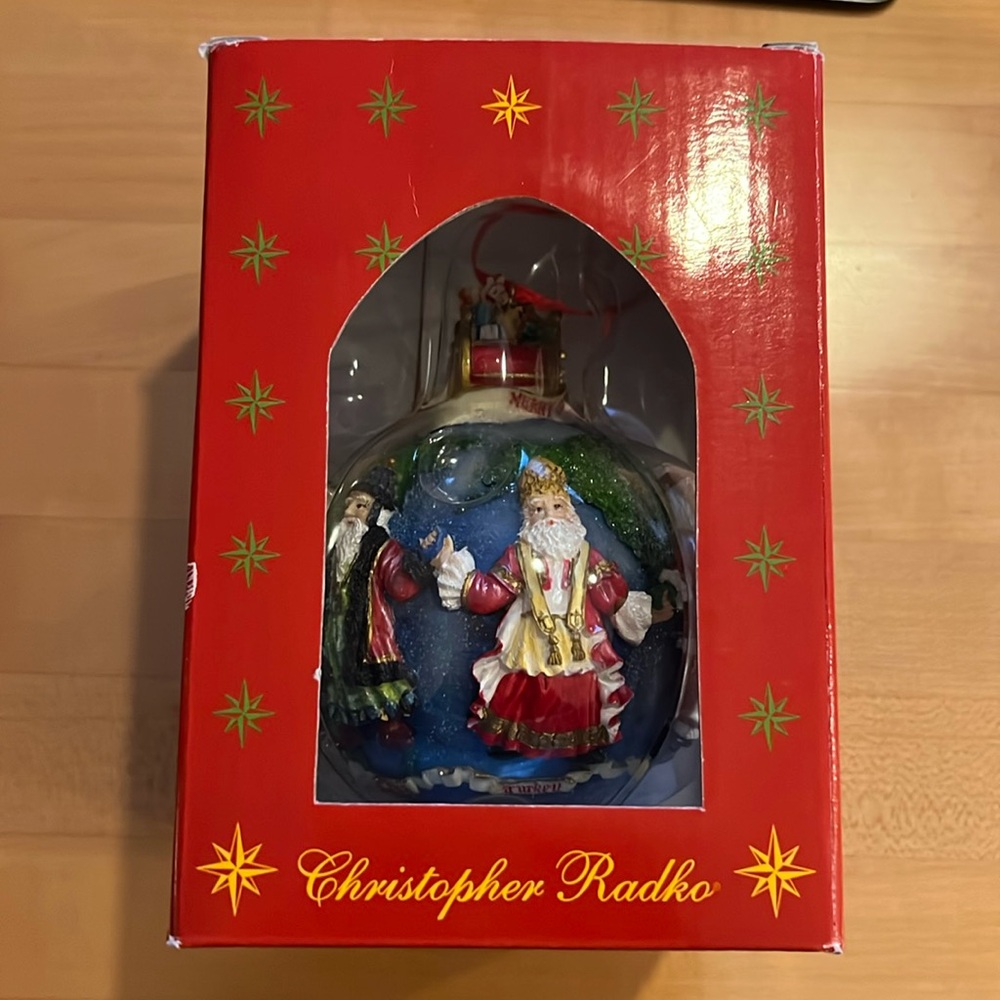 Radko Santas Around The World Ornament